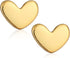 Mini Heart Earrings Studs, Small Dainty Heart S925 Silver Gold Earrings Skin-Friendly Tiny Cartilage Tragus Earrings for Women