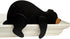 Woodland Nursery Decor For Baby, Black Bear Decoration, Wooden Wilderness Sleeping Bear, Safari Forest Decor For Classroom Bedroom Nursery Room Shelf (Black)