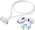 AirPod Strap with Magnetic,AirPod Lanyard Anti-Lost Cord for Sports Anti-Loss, AirPod Accessories Compatible with AirPods 4 Case 2024, AirPod Pro 2nd/1st, AirPod 3, AirPod 2/1- White 1 Pack