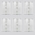 6 Pcs Acrylic Hinges Self Adhesive Clear Small Hinges Plastic Transparent Continuous Piano Hinge Folding Hinge Tools for Cabinet Drawer Furniture DIY Display Stand 45x35 mm