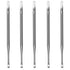 Professional Cuticle Pusher and Spoon Nail Cleaner | 5 Pack | Dual Sided Stainless Steel Pusher and Nail Cleaner | For Nail And Cuticle Care | by  Beauty Tools