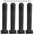 (25-42cm, black) Set of 4 strong adjustable metal furniture legs-YuJia