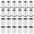 60pcs 304 Stainless Steel Rivet Nut M8 Flat Head Blind Nut Threaded Rivet Nut Rivet Nut for Threaded Insert Plys