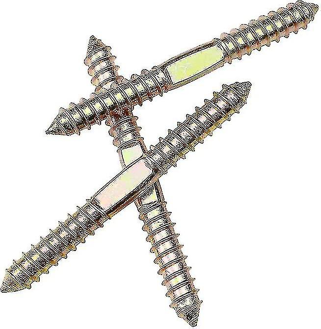 10pcs 78mm x 8mm Double Head Self Tapping Wood Screws for Furniture Fastening and Woodworking