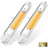 2 Pcs R7s 118mm 30W Dimmable LED Bulb Warm White 3000K Flicker Free