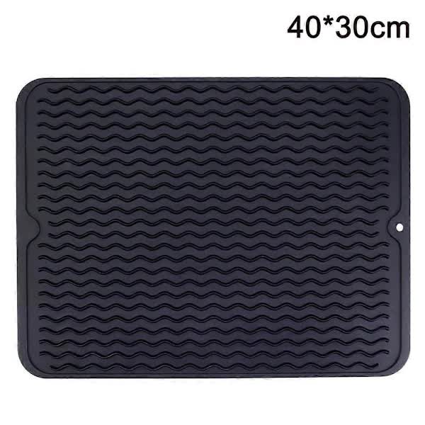 Non-Slip Silicone Dish Drain Mats 2 Pack