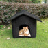 Waterproof Outdoor Cat House, Indoor Dog Kennel, Foldable Waterproof Cat Tent, Warm Oxford Fabric for Winter, M