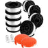 Black \u0026 Decker Trimmer Spool Replacement 8 Spools with Caps and Springs