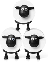 Toilet Paper Holder Set of 3 Sheep Cute Bathroom Decor