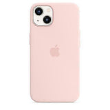 iPhone 13 Case MagSafe Compatible Silicone Cover Chalk Pink