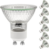 GU10 Halogen Bulbs 50W 220V 2700K Warm White 35 Degree Beam Angle 6-Pack