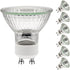 GU10 Halogen Bulbs 50W 220V 2700K Warm White 35 Degree Beam Angle 6-Pack