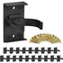 DEBUNS Furniture Foot Fixing Clamp, 20 Pcs 28mm to 32mm Screwable Plinth Clamp with 40 Screws for Kitchen Kick Plate