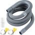 Washing Machine Dryer Drain Hose Extension Connection 2m Compatible with DEBUNS