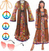60s costume women, hippie women&