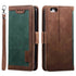 iPhone 16e Case with RFID Blocking Wallet and Stand, Leather Phone Case, Multicolor Green