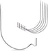 Picture Hanger Super Hook 20PCS,High-Quality Steel Picture Hanger Hercules Hooks,Used for Drywall, Wood Wall, Plaster Wall, can Hang Photos, Art, Clock, Mirror.