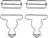 2PCS Jean Overalls Overall Buckles Adjustable Bib Clips No-Sew Button for Overall Bib Pants overalls Jeans Jacket