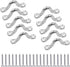 10Pcs M8 316 Stainless Steel Bimini Boat Top PAD Eye, Eye Straps, Tie Down, Kayak Deck Loops, Tie Down Anchor Point, Footman&