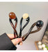 Simple retro beaded hair clip, new hair twist clip on the back of the head, fashionable and versatile headwear slotted clip
