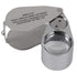 Jewelers Loupe 40X Magnification Metal Foldable Loupe with LED & UV Light