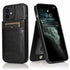 iPhone 13 Case with Card Holder Retro V3 6CK Black