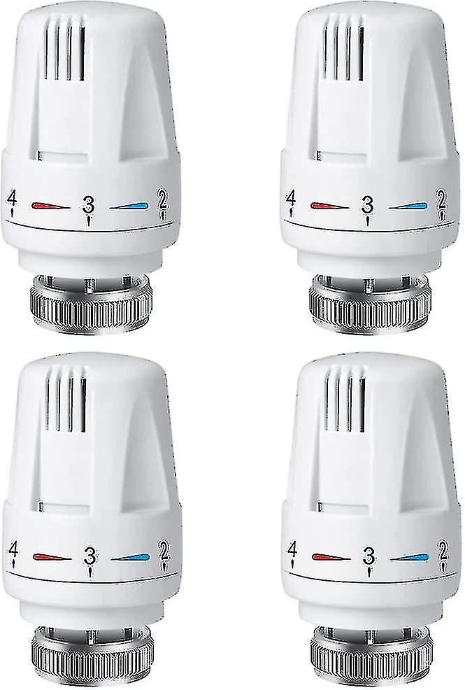 Thermostatic Head Replacement Compatible with M 30 X 1.5 Radiator Valve 4 Parts Antifreeze