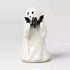 Creative Resin Middle Finger Ghosts Halloween Decorations 8CM Crafts Bat Ghost Compatible with Spranks Garden Decor
