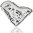6Q6945257F Tail Light Lamp Holder for VW Polo 4 Doors Left Compatible with DEBUNS