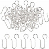 Heavy Duty Zinc Curtain Clips, 40 Pieces 50x2.5mm Curtain Rail Hooks for Door Curtains