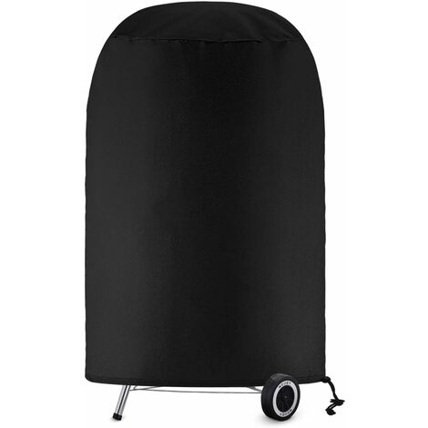 Grill cover, round grill cover, grill cover tarpaulin, grill cover tarpaulin waterproof anti-UV protection (70 x 70 cm),