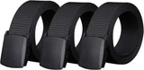 Nylon Military Tactical Belt 3 Pack, Military Hiking Rigger, Men's belt made of nylon mesh belt,Breathable comfortable