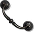 6 Pack MOOD.SC 3.5in Hole Center Shabby Chic Drawer Kitchen Cabinet Drop Bail Pulls Handles (89mm/Antique Black)