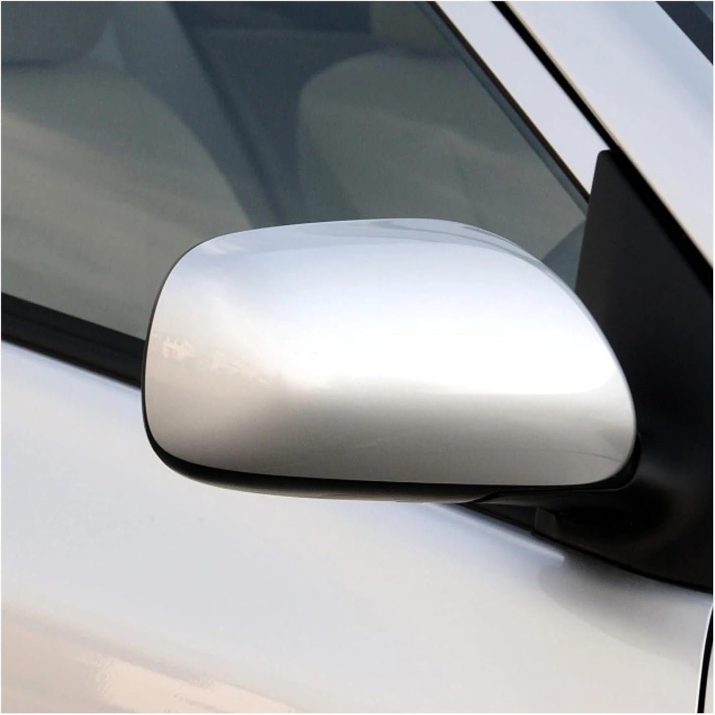 Door Rearview Mirror Cover Cap Housing Compatible For Toyota Corolla Accessories 2007 2008 2009 2010 2011 2012 2013(Silver Right)