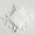 Farmhouse Indoor Chair Cushions for Dining Non-Slip Rocking Chair Cushions with Zipper Ruffled Cotton Seat Cushion for Kitchen White Retro Chair Pads with Ties 14.5&