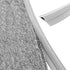 Carpet Edge Binding Trim, Self Adhesive Grey Floor Transition Strip/Rugs Edging Bar for Indoor Doormat Protect, Flexible PVC Seal Molding for Robot Vacuum Cleaner (1050cm (34.4ft))