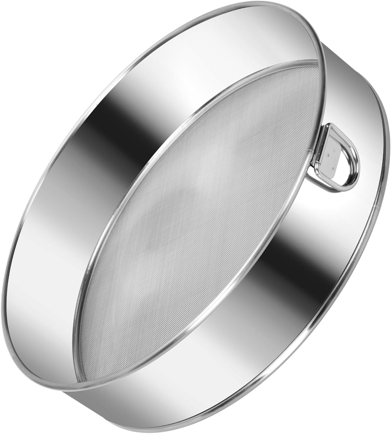 Flour Sifter Stainless Steel Round Flour Sieve 6 Inch 60 Mesh Fine Mesh Strainers for Baking Cake Bread