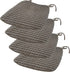 Set of 4 Chair Cushion with Ties for Dining Chairs [45x47cm] Non Slip Kitchen Dining Chair Pad and Seat Cushion with Machine Washable(@6)