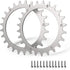 Premium Stainless Steel Spikes for Worx Landroid S/M - 2-Pack with Screws (205mm Wheel)