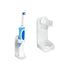 2-Pack White Wall-Mounted Toothbrush Holder Compatible with Oral-B and Braun Electric Toothbrushes