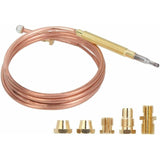 Universal Thermocouple Replacement Kit with Nuts for Gas Ovens Stoves Cooktops Heaters