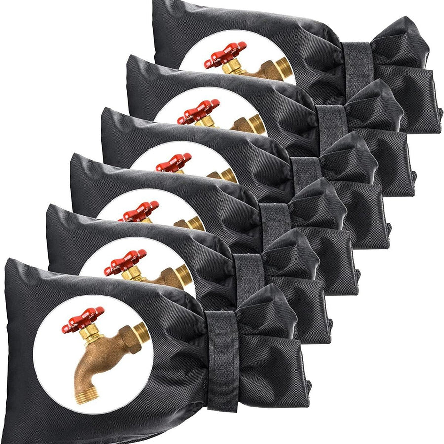 Protective covers for outdoor taps - 10-pack - Protective covers for taps - Oxford cloth - Winter outdoors - Waterproof and frost-resistant tap covers - Insulating covers for water pipes - Frost-resistant protective covers