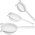 Filter - Strainer - Strainer Set - Strainer Set - Three-Piece Strainer Set with Handles - Kitchen Strainer - Milk Strainer - Suitable for Camellia Milk Tea (3, 4, 5.5 inches)