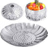 Vegetable Steamer Basket - Collapsible Steamer Basket - Stainless Steel Foldable Steamer Basket - For Cooking Food - Expandable, Suitable for Pots of Different Sizes (13.5cm to 21.8cm).