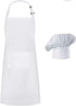 Apron and Hat Set - Adjustable Chef&