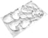 Cookie Cutters Cat - 9 Piece Set - Stainless Steel Baking Cup Set - Cat Shaped Cookie Cutters and Baking Tools - Enjoy cooking with your kids.