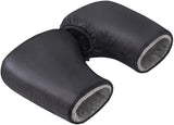 Cycling Gloves - Extra Padded Cycling Gloves - Waterproof Gloves - Warm Gloves - Cycling Gloves - Scooter Gloves - Hand Warmers - Bicycle Accessories - With Reflective Strips - Winter - Windproof （Black）
