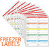 Frozen Food Labels - Writable Frozen Food Labels - Best Before Date Labels - Food Labels - Date Labels - 30 Images