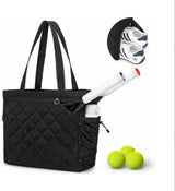 Backpack - Tennis bag - Handbag - Sports bag - Waterproof racket bag - Suitable for multiple rackets with shoe compartment - Black