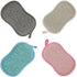 4-pack - Reusable - Microfiber - Antibacterial - Dishwashing sponge - Scouring pad - Non-stick coating for pots and pans with double layer